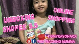 Unboxing Shopee 5.5 Haul with My Cheeky Kids