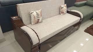 Sofa cum bed | sofa cum bed design | wooden sofa cum bed #sofabed #sofacumbeddesign #furniture #bed