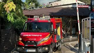 Incendiu la restaurantul lui Ciprian Marica din Pipera