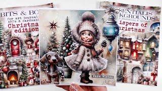 The ULTIMATE Christmas Collage Books for Everyone 'BITS & BOBS' & 'whispers of christmas'