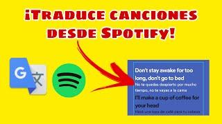 Cómo TRADUCIR la LETRA de las CANCIONES DE SPOTIFY|Soy César