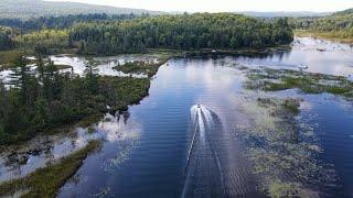 Litchi Follow Me Test - DJI Mavic Air 2 - Kawasaki STX 15F on the York River