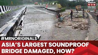 Asia's Largest Soundproof Bridge Damaged In Madhya Pradesh's Seoni Due To Rain| Madhya Pradesh Rain