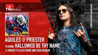 TVMaldita Presents: Aquiles Priester playing Hallowed Be Thy Name - Iron Maiden (Studio Version)