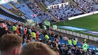 Bremen Fans beim Auswärtsspiel gegen  Coventry I 03.08.2024