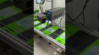 CO2 laser marking machine High speed date coding and marking on plastic food package