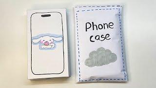 ️PAPER DIY️ CINNAMOROLL IPHONE 15 | tutorial | xoxomoppu