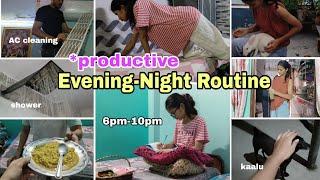 SUMMER EVENING ROUTINE: daily chores, simple realistic habits, night time rituals#evening