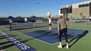 Gold Medal Match: Mixed 5.0 80+ with Rick Barry at Nationals 2024 Pickleball