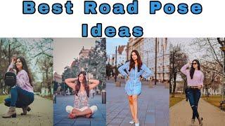 10 best outdoor & Road poses | Sitting & Standing poses for girls |How to pose | Myclicks Instagram