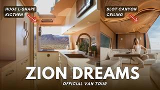 ZION DREAMS Luxury Slot Canyon-Inspired Camper | OFFICIAL VAN TOUR