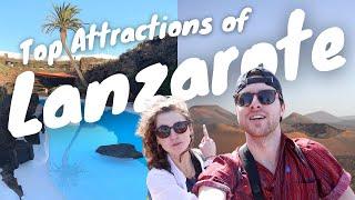 TOUR OF LANZAROTE | Jameos del Agua Timanfaya National Park | What to do? See the island in one day!