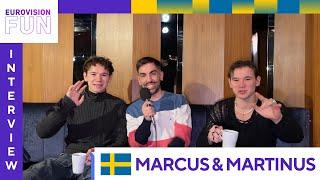 Interview with Marcus & Martinus - Sweden 2024  | EurovisionFun