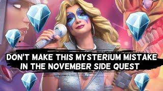 Mysterium, Banquet Tickets and Chrono-Versary Part 1| Nov 2024 Side Quest Guide & Walkthrough | MCOC