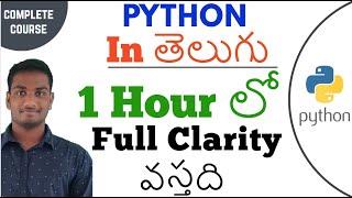 Python in 1Hr in Telugu | Learn python in Telugu | 1 Hour | Full Clarity