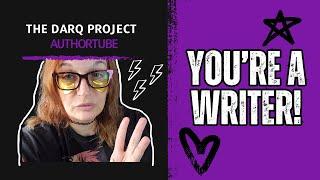 Do you write? Then you're a Writer! Creatives & Authortube Vlog