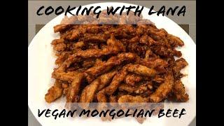 VEGAN Mongolian Beef (Soy Curls)| Cooking With Lana