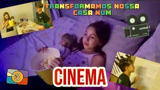 TRANSFORMAMOS NOSSA CASA NUM CINEMA VIP | ENZO & NIC