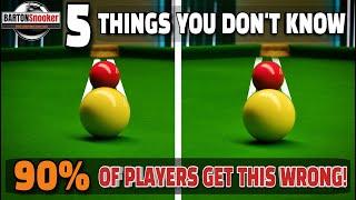 5 Snooker Mistakes You Should STOP Making | Snooker Tips