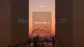 Sống tĩnh lặng...!!! #trietlysong #shorts