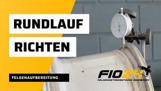 Felgenreparatur: Rundlaufschaden richten I FIO24.de