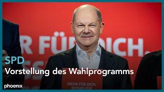 SPD: Vorstellung des Wahlprogrammes mit Olaf Scholz und Lars Klingbeil