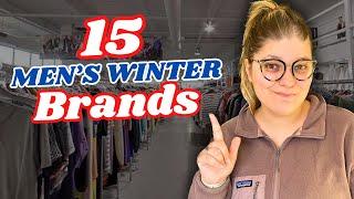 15 BEST MEN'S BRANDS TO THRIFT & RESELL for Winter 2024!