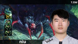 Dota 2 niu Broodmother Offlane [Bali Major Liquid vs PSG.LGD Game 2] 7.33d