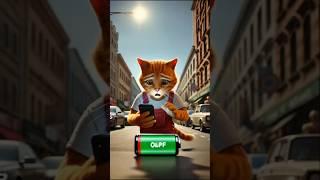 Fluffy Saves the Day: The Low Battery Chronicles!" 