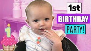 GEMMA'S FIRST BIRTHDAY PARTY! OPENING PRESENTS!