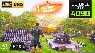 Fortnite Lionel Messi Gameplay | RTX 4090 + 4K MAX Graphics + Ray Tracing ON