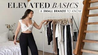 Favorite ELEVATED Basics & Small Brands To Know