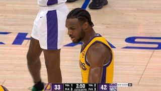 Bronny James scores his first bucket for the Lakers in Summer League 