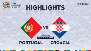 HIGHLIGHTS - Portugal vs Croacia | UEFA Nations League 2024 | TUDN