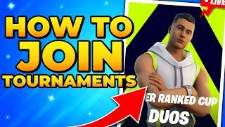 How to Join Tournaments in Fortnite