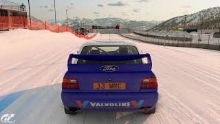 Gran Turismo 7 | Ford Escort Cosworth Rally Car '98 - Lake Louise Long Track [4KPS5Pro]