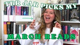 TBR prompt jar chooses my March reads!