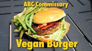 Vegan Burger at ABC Commissary | Disney's Hollywood Studios