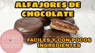 ALFAJORES DE CHOCOLATE FACILES Y CON POCOS INGRENTES | LA PASAMOS COMIENDO