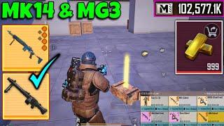 PLAY WITH LEGENDARY MK14 & MG3 | PUBG METRO ROYALE