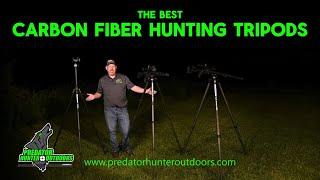 BEST CARBON FIBER SHOOTING TRIPODS FOR PREDATOR HUNTING | NightSnipe Ultralight Tripod Comparison