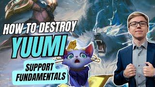 How to DESTROY Yuumi players with Support Fundamentals - Game Breakdown vs Thebausffs Volibear AP