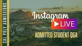 Admissions Instagram - Admitted Student Q&A 2022