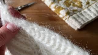 Slip stitch edge knitting tutorial.