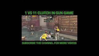 1 vs 11 clutch in gun game in 1 minute | Green Panda Gaming | #short #shorts #greenpandagaming