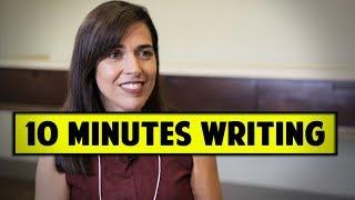 Writing Your Script Ten Minutes At A Time - Pilar Alessandra [FULL INTERVIEW]