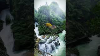 Beautiful waterfall view | #shorts #natureview #waterfallview