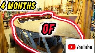 Inside Our WOODEN Motorboat Shop & 4-Month Journey on Youtube!