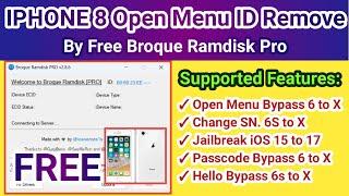 Broque Ramdisk Pro : Free iCloud bypass | iPhone 8 Open Menu ID Remove | 2025 Download link