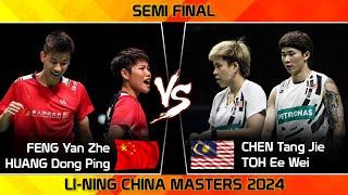 Semi Final | FENG Yan Zhe /HUANG Dong Ping vs CHEN Tang Jie /TOH Ee Wei China Masters 2024 Badminton